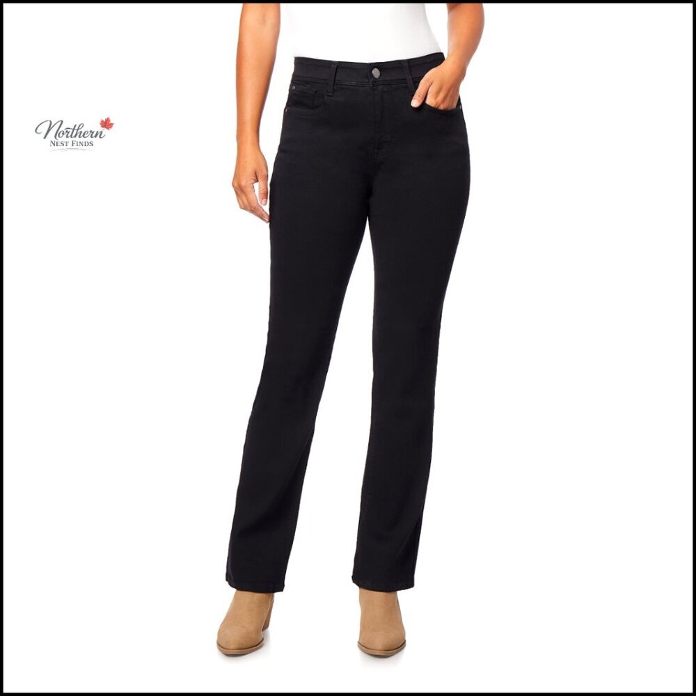 Bootcut Jeans with Sculpting Technology Mid-Rise Stretch